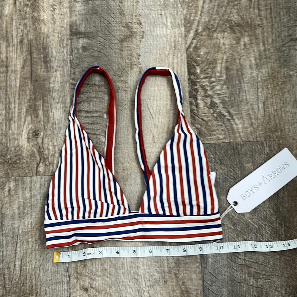 NWT Boys + Arrows Fillis the Firecracker Yankee swim top